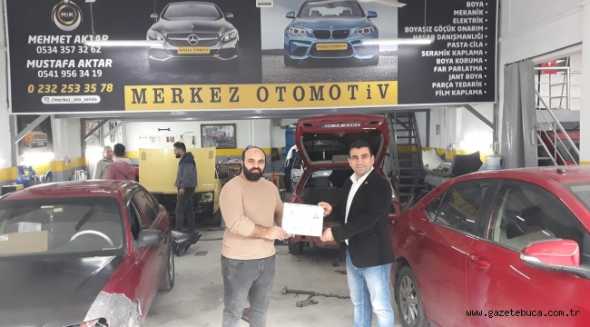 MERKEZ OTOMOTİV ÖDÜLÜNÜ ALDI